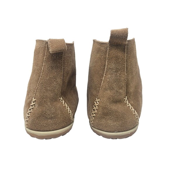 MINNETONKA Women's Tuscon Bootie Slippers 11 Cinnamon Brown Suede Style 40111 - Picture 6 of 10